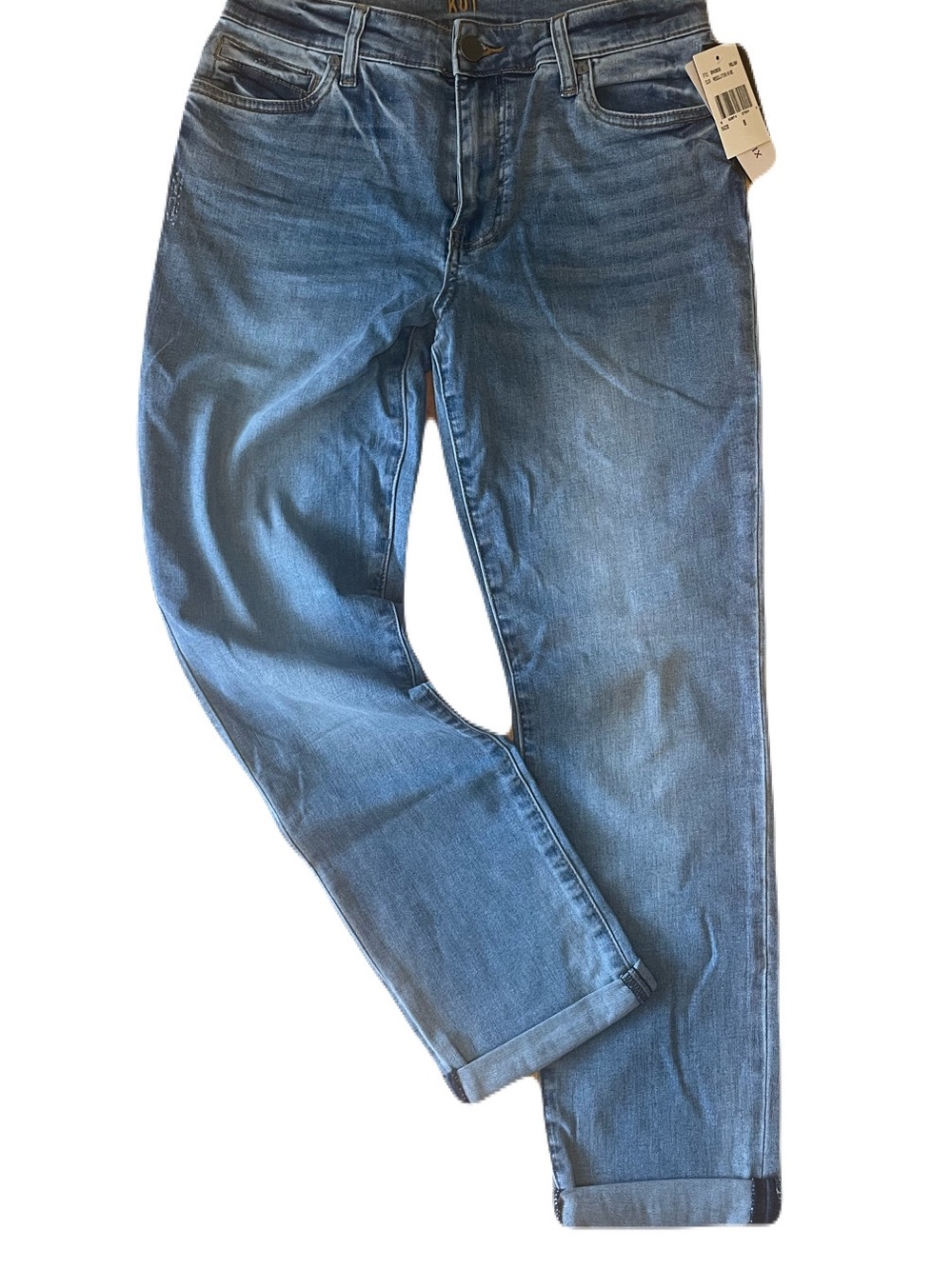 Kut from the Kloth Women’s Boyfriend Jeans in Light Blue